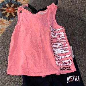 Justice athletic outfit